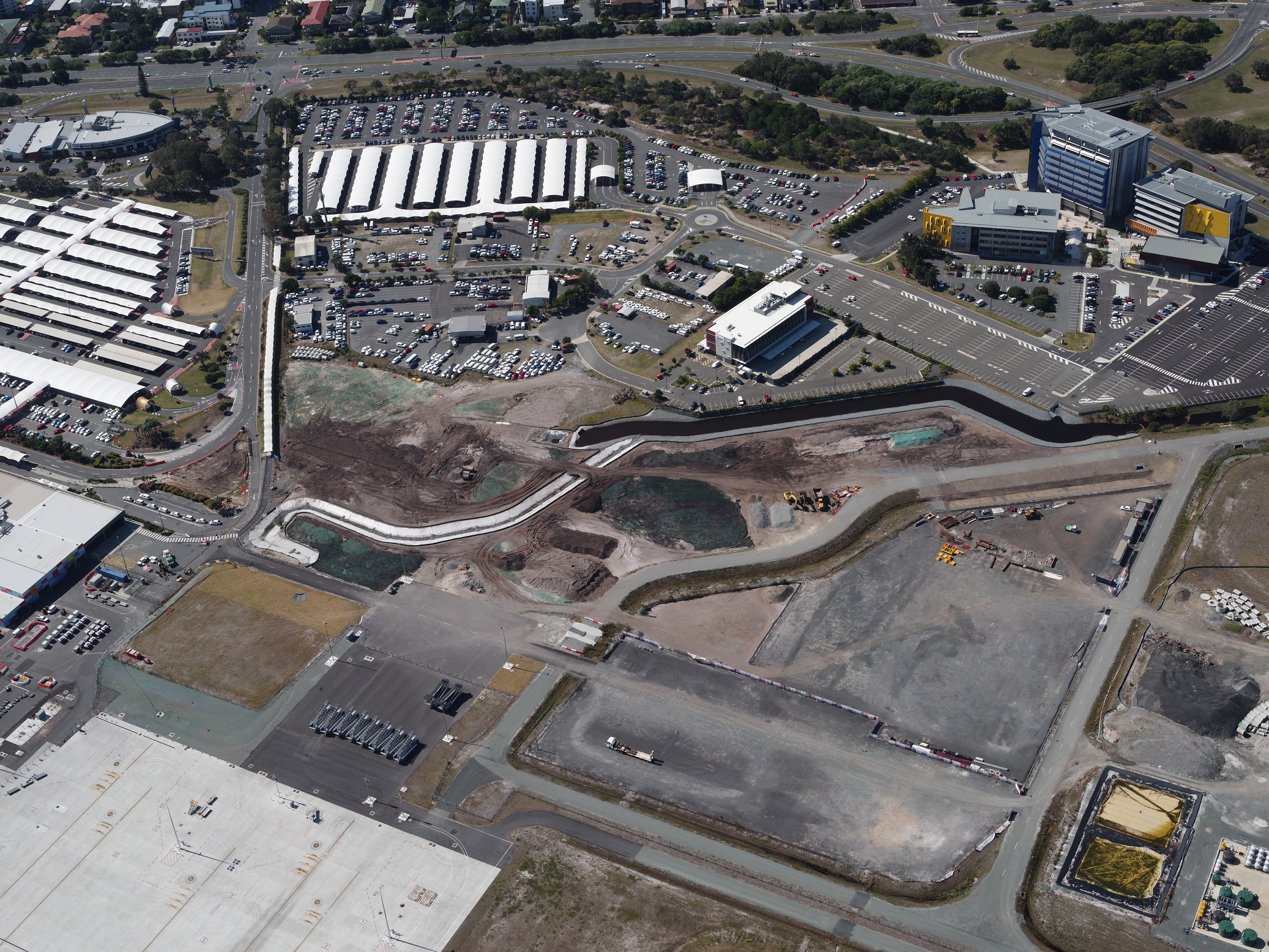 The GTI project was undertaken in close proximity to the secure airside environment at the Gold Coast Airport